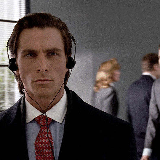 Christian Bale jako Patrick Bateman w “American Psycho” (2000)