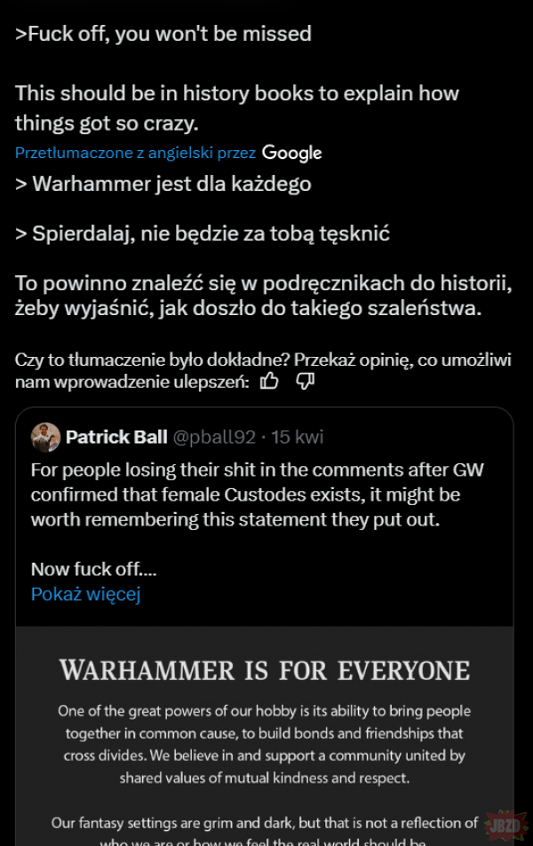 Woke Warhammer