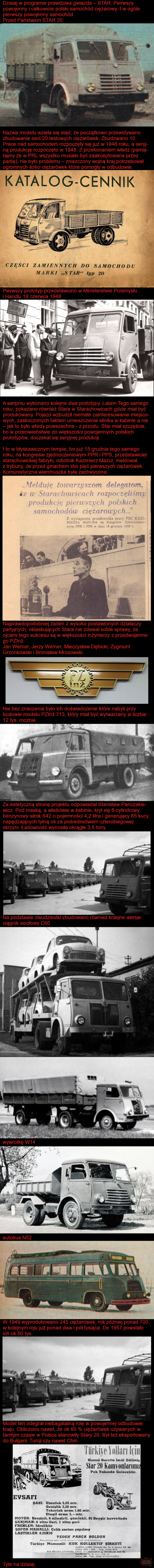 Star 20 - początek powojennej polskiej motoryzacji