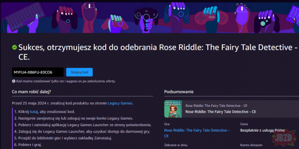Za darmoszkę Legacy Games - Rose Riddle: The Fairy Tale Detective - CE