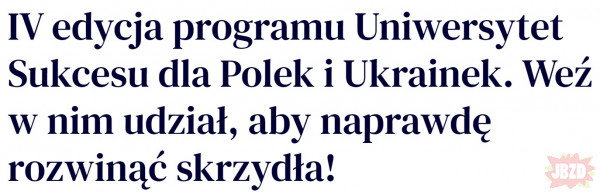 Uniwersytet Sukcesu, czyli ciąg dalszy spraw typu jak to kobiety mają ciężko w Polsce