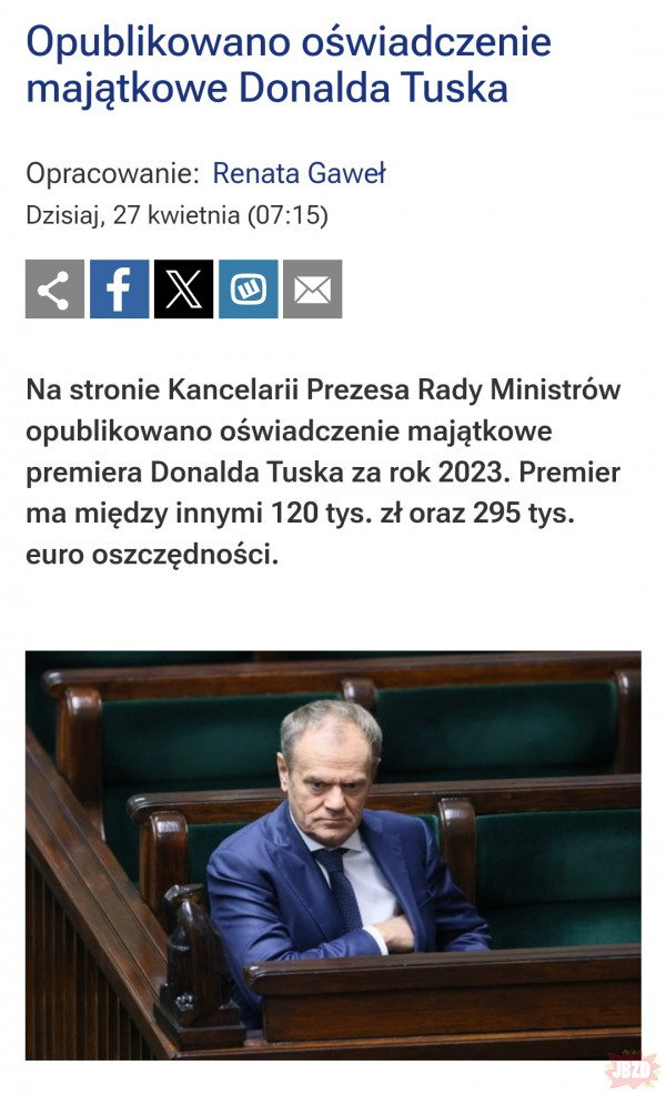 Typowy polski biedak, ani auta, ani nieruchomości.