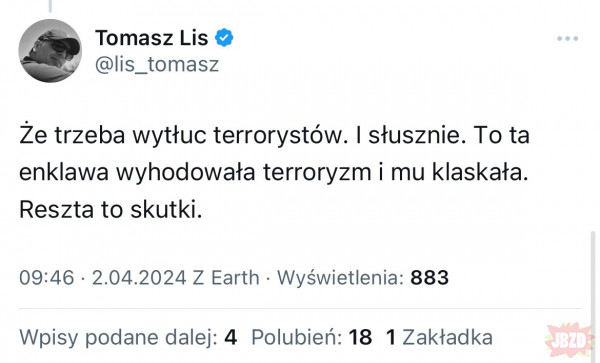 Tomasz Lis o izraelskim ataku na konwój humanitarny, w którym zginął Polak.