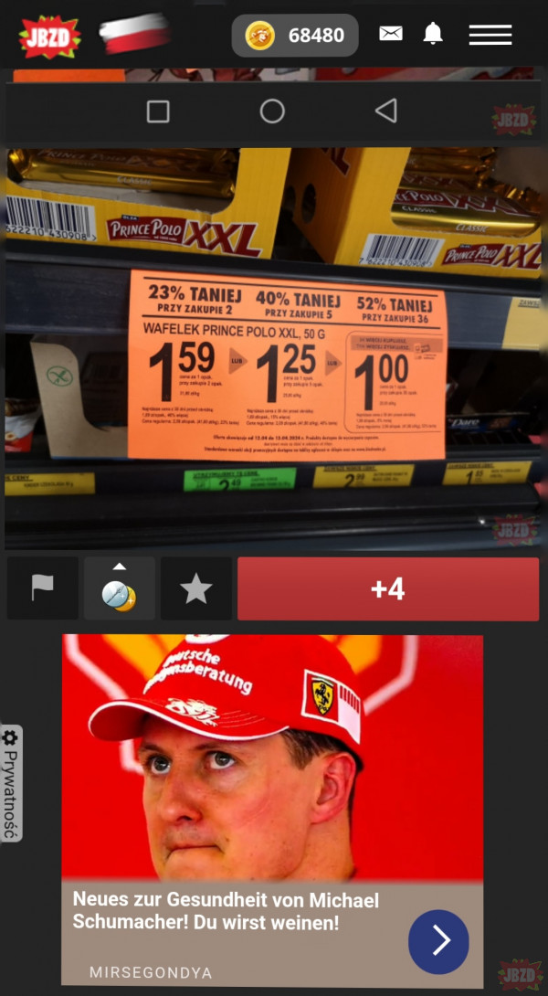Nawet Schumacher zastanawia się ile kupić.