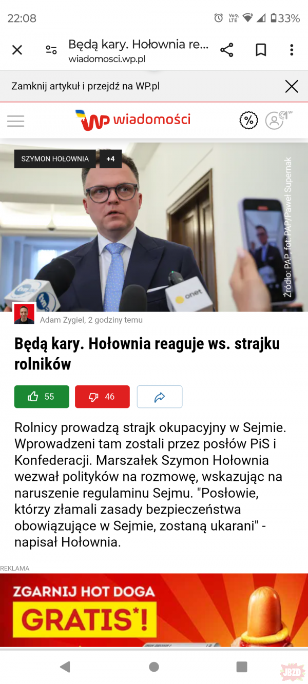 Sejm otwarty, bez barierek dla wszystkich obywateli - pardon tego też nie ma w Uśmiechniętej Polsce.