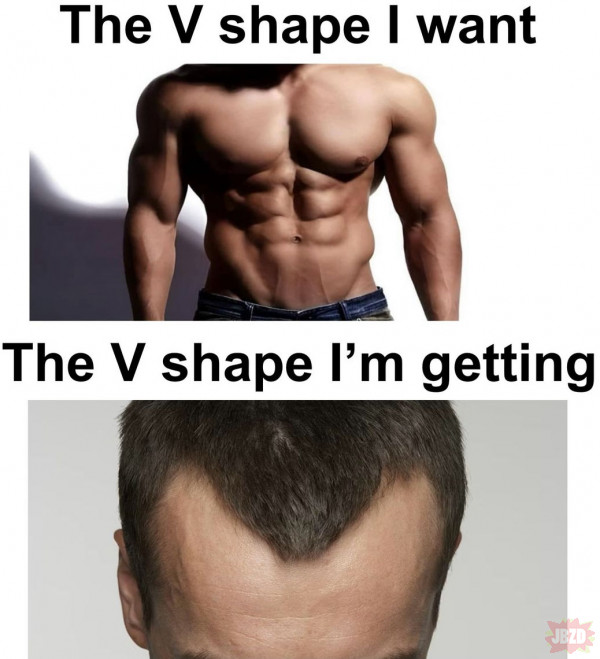 V shape