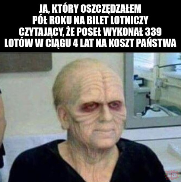Co cztery dni gdzieś latał