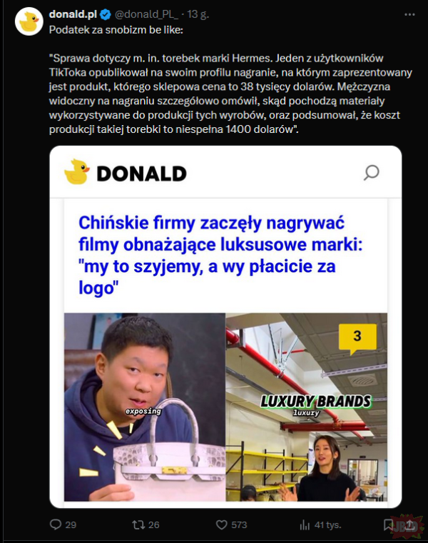 w zegarkach tak samo, są już "super klony" 1:1 do odróżnienia tylko przez specjalistów z firmy